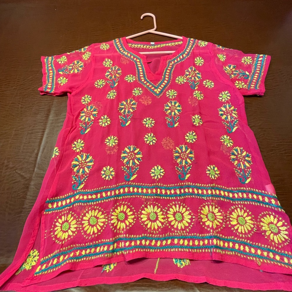 Sheer summer blouse